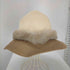 アシーナニューヨーク Athena New York ツートン ファー 麦わら帽子 レディース ONE SIZE