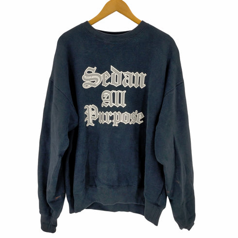 セダンオールパーパス SEDAN ALL-PURPOSE College Logo Crewneck Sweatshirt メンズ JPN:L