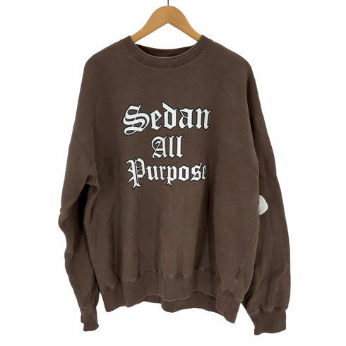 セダンオールパーパス SEDAN ALL-PURPOSE College Logo Crewneck Sweatshirt メンズ JPN:L
