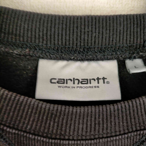 カーハートワークインプログレス Carhartt WIP AMERICAN SCRIPT SWEAT ヘビーオンス 刺しゅうクルーネックスウェット メンズ JPN:L