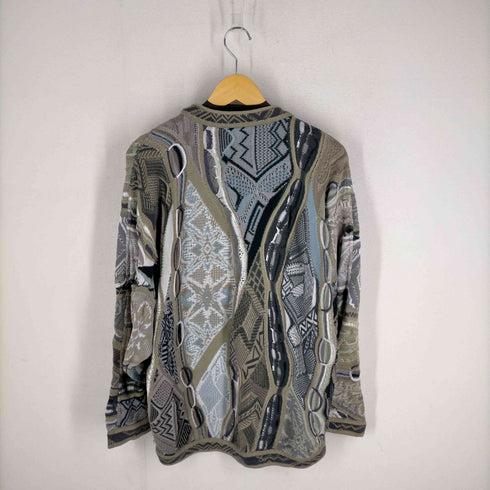 クージー COOGI オーストラリア製 クルーネック 3Dニット メンズ JPN:L