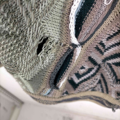 クージー COOGI オーストラリア製 クルーネック 3Dニット メンズ JPN:L