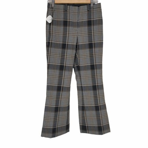 セオリー theory 20AW Becket Portland Demitria パンツ フレア チェック レディース JPN:2