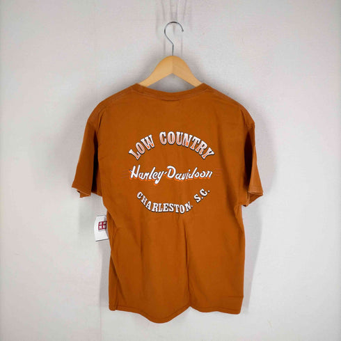 ハーレーダビッドソン HARLEY-DAVIDSON 2006年© hanesボディ 両面プリント 裾袖ダブル クルーネックTシャツ メンズ JPN:L