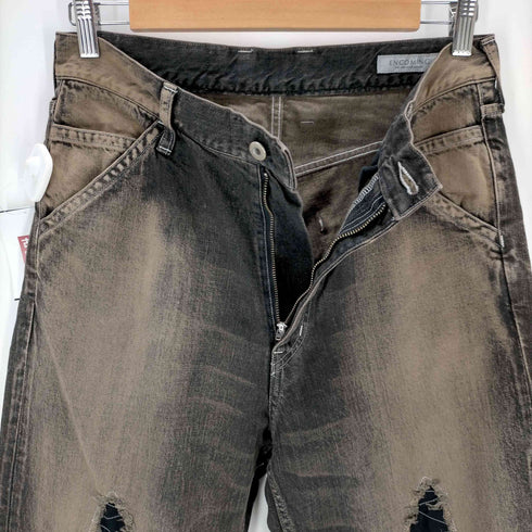 ENCOMING SLASHED DENIM TROUSER メンズ 30