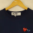 プレイコムデギャルソン PLAY COMME des GARCONS AD2023/4 ダブル ハートワッペン Tシャツ メンズ JPN:M
