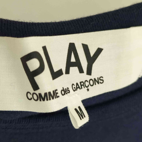 プレイコムデギャルソン PLAY COMME des GARCONS AD2023/4 ダブル ハートワッペン Tシャツ メンズ JPN:M