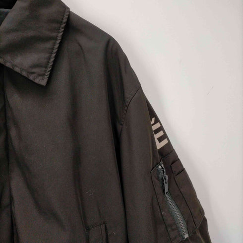 ザラ ZARA バックプリントジップアップブルゾン メンズ JPN:L