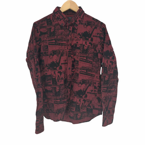 ヒステリックグラマー HYSTERIC GLAMOUR we are all prostitutes 総柄シャツ メンズ JPN:M