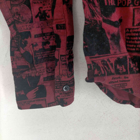 ヒステリックグラマー HYSTERIC GLAMOUR we are all prostitutes 総柄シャツ メンズ JPN:M