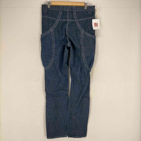 ツモリチサト TSUMORI CHISATO ホワイトステッチデニムカーゴパンツ メンズ JPN:1