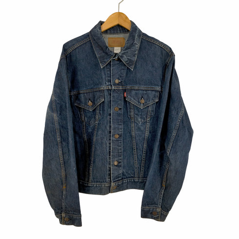 リーバイス Levis 70s MADE IN USA 71205-0217 4th デニムトラッカージャケット ボタン裏52 赤タブスモールe メンズ 46