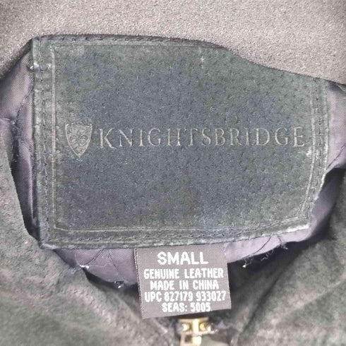ナイツブリッジ KNIGHTSBRIDGE ピッグレザー ジップアップジャケット メンズ JPN:S