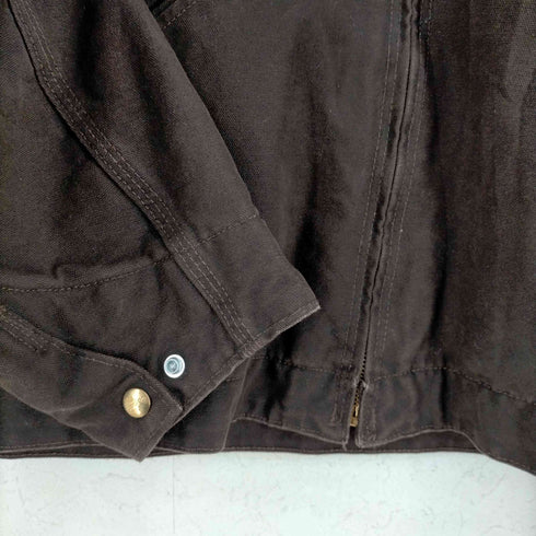 カーハート Carhartt 企業刺繍 裏地チェックブランケット デトロイトジャケット デッドストック メンズ import:XL