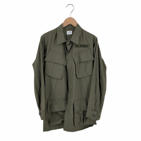 ユーエスアーミー US ARMY 70s 70年会計 5th 後期 最終型 コットンリップストップ ジャングルファティーグジャケット メンズ X-SMALL-REGULAR