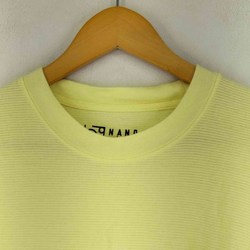 ナノユニバース nano universe タックボーダーポケットTシャツ メンズ JPN:L