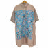 ミキオサカベ Mikiosakabe 花柄 ペンキプリント 切替 シャツワンピース レディース