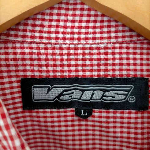 バンズ VANS ギンガムチェック ウエスタン S/S シャツ メンズ JPN:L