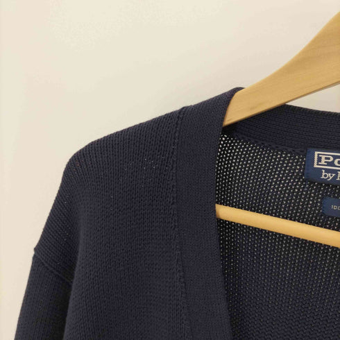 ポロバイラルフローレン Polo by RALPH LAUREN ポニー刺繍 コットン ニット カーディガン メンズ LL