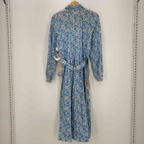 MARION DONALDSON 70s ベルテッド花柄 シャツワンピース レディース