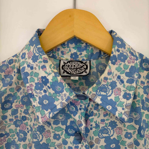 MARION DONALDSON 70s ベルテッド花柄 シャツワンピース レディース