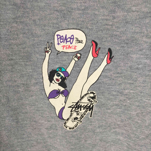 ステューシーウィメン Stussy Women ノースリーブ スウェットパーカー レディース JPN:2