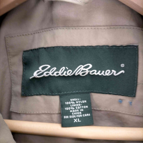 エディーバウアー Eddie Bauer 00S 緑タグ 比翼 ライナー付き ナイロン モッズ コート メンズ import:XL