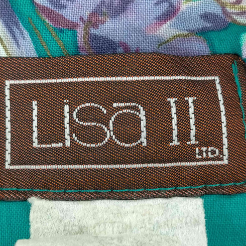 Lisa II 花柄 レースカラーバックフロントワンピース レディース