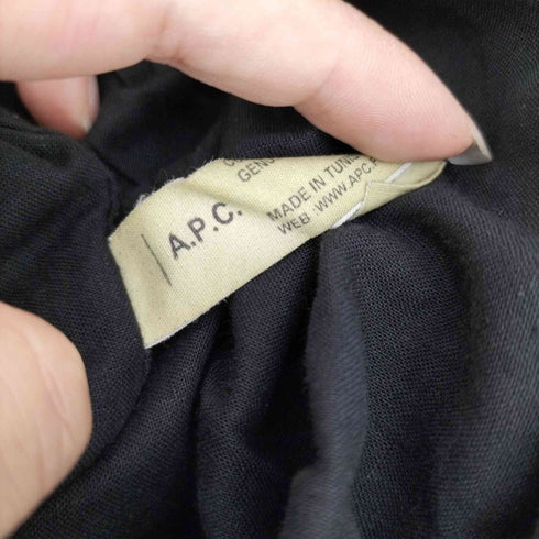 アーペーセー A.P.C. カーフレザー2wayリュック トートバッグ シボ革 メンズ