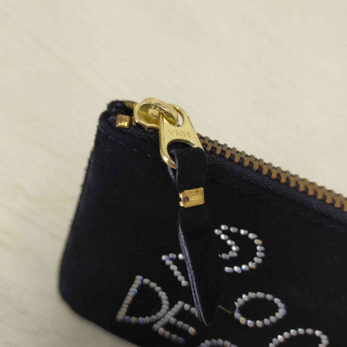 コムデギャルソン COMME des GARCONS ラインスートーンデザインポーチ レディース