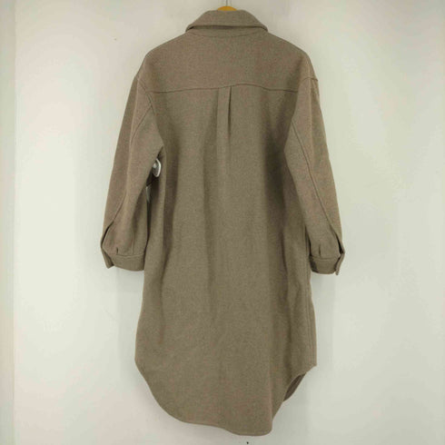 ONE&OTHER ロングシャツジャケット アウター ステンカラー ウール混 メンズ JPN:S