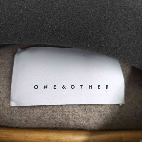 ONE&OTHER ロングシャツジャケット アウター ステンカラー ウール混 メンズ JPN:S