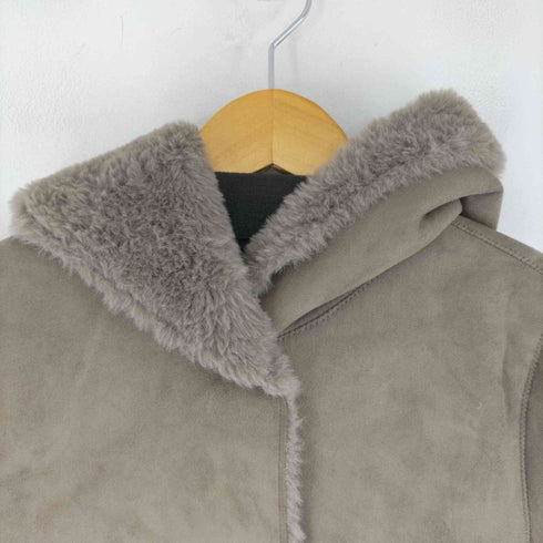 デミルクスビームス Demi-Luxe BEAMS フード付エコムートンコート アウター ミドル丈 レディース 38
