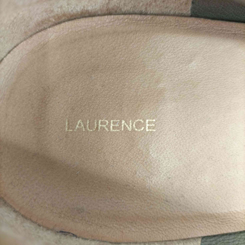 LAURENCE THE BALLET 20 バレエシューズ パンプス ローヒール リボンモチーフ スエード レディース 38