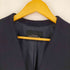 ユナイテッドアローズグリーンレーベルリラクシング UNITED ARROWS green label relaxing CS W/N N/ ラペルコート ノーカラー アウター ロング 総裏地 レディース 38