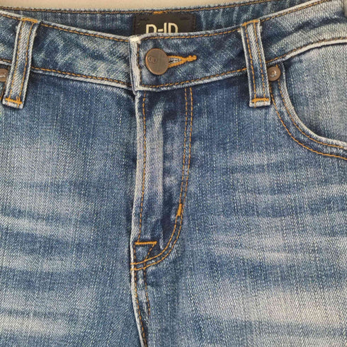 D-ID 加工デニムパンツ ジーンズ ダメージ加工 レディース 24