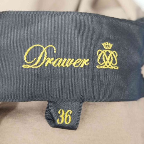 ドゥロワー Drawer タックフレアスカート ギャザー ミモレ丈 レディース 36