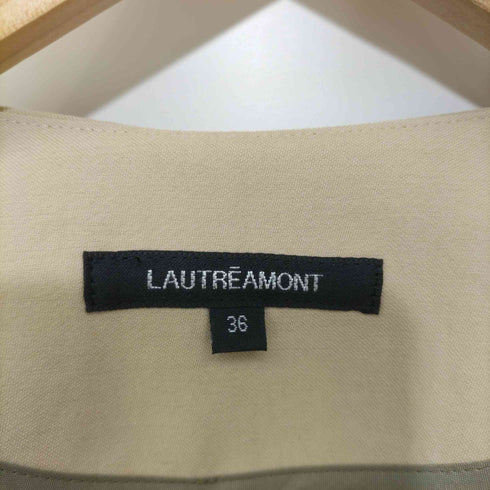 ロートレアモン LAUTREAMONT 高密度サテンロングコート レディース 36