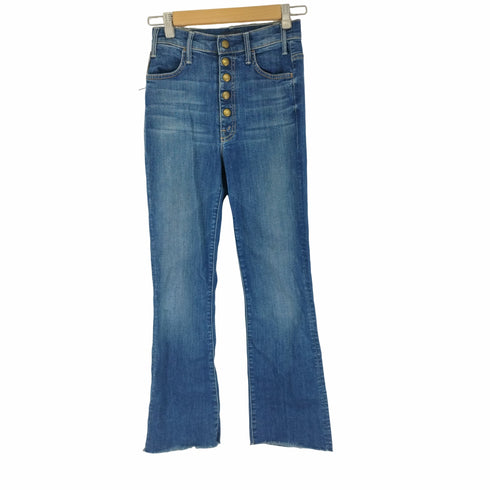 マザー mother HUSTLER SNAP DOWN ANKLE FRAY デニムパンツ ジーンズ フレア カットオフ レディース 24