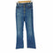 マザー mother HUSTLER SNAP DOWN ANKLE FRAY デニムパンツ ジーンズ フレア カットオフ レディース 24