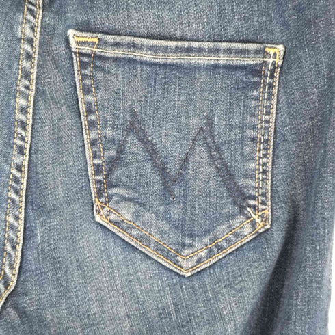 マザー mother HUSTLER SNAP DOWN ANKLE FRAY デニムパンツ ジーンズ フレア カットオフ レディース 24