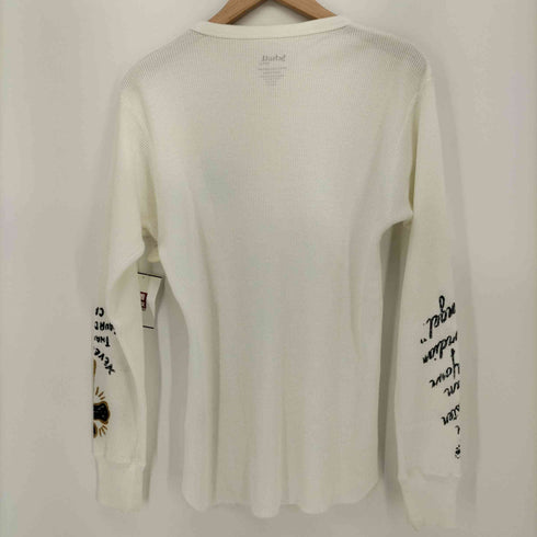 ショット Schott プリント クルーネック サーマル カットソー メンズ import:M
