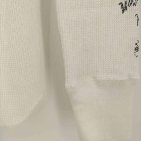ショット Schott プリント クルーネック サーマル カットソー メンズ import:M