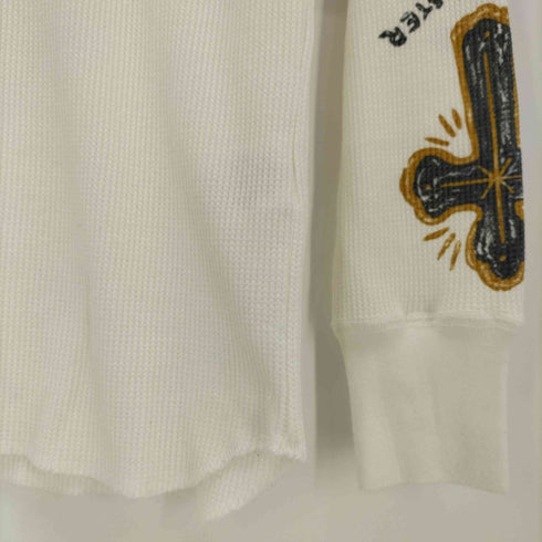 ショット Schott プリント クルーネック サーマル カットソー メンズ import:M