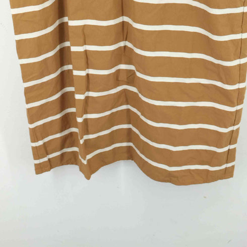 ステラシフォン STELLA CIFFON ボーダーワンピース ロング 半袖 Vネック バルンスリーブ レディース 36
