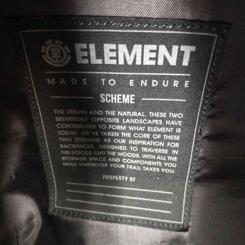 エレメント ELEMENT デザートカモ 迷彩 ナイロンバックパック メンズ