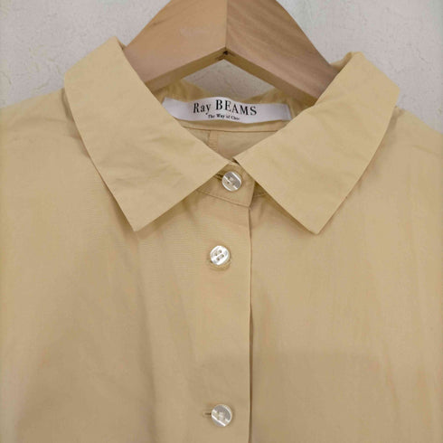 レイビームス Ray BEAMS 22AW クロップド ワイド シャツ レディース FREE