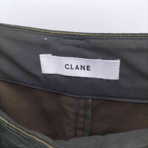 クラネ CLANE 21AW CHAMBRAY CORDUROY J/W STRAIGHT PANTS シャンブレーコーデュロイJ/Wストレートパンツ レディース JPN:1