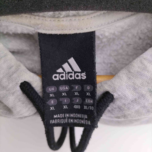 アディダス adidas 霜降り プリントプルオーバーパーカー メンズ 4XO