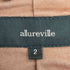 アルアバイル allureville シープレザーノーカラー ダブルライダース レディース JPN:2